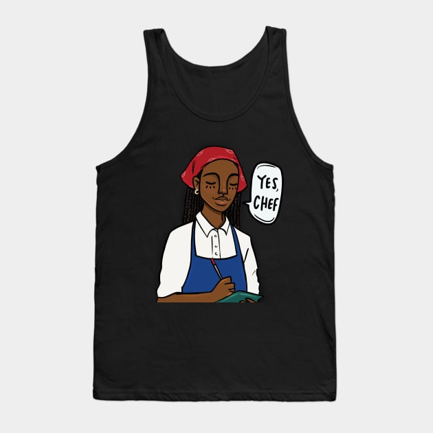Yes Chef - Syd Tank Top by bananapeppersart